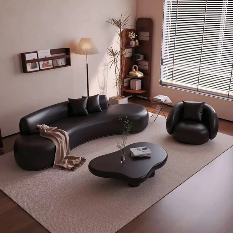 Tech Office Reception - for Curved Sofa Small Apartment Living