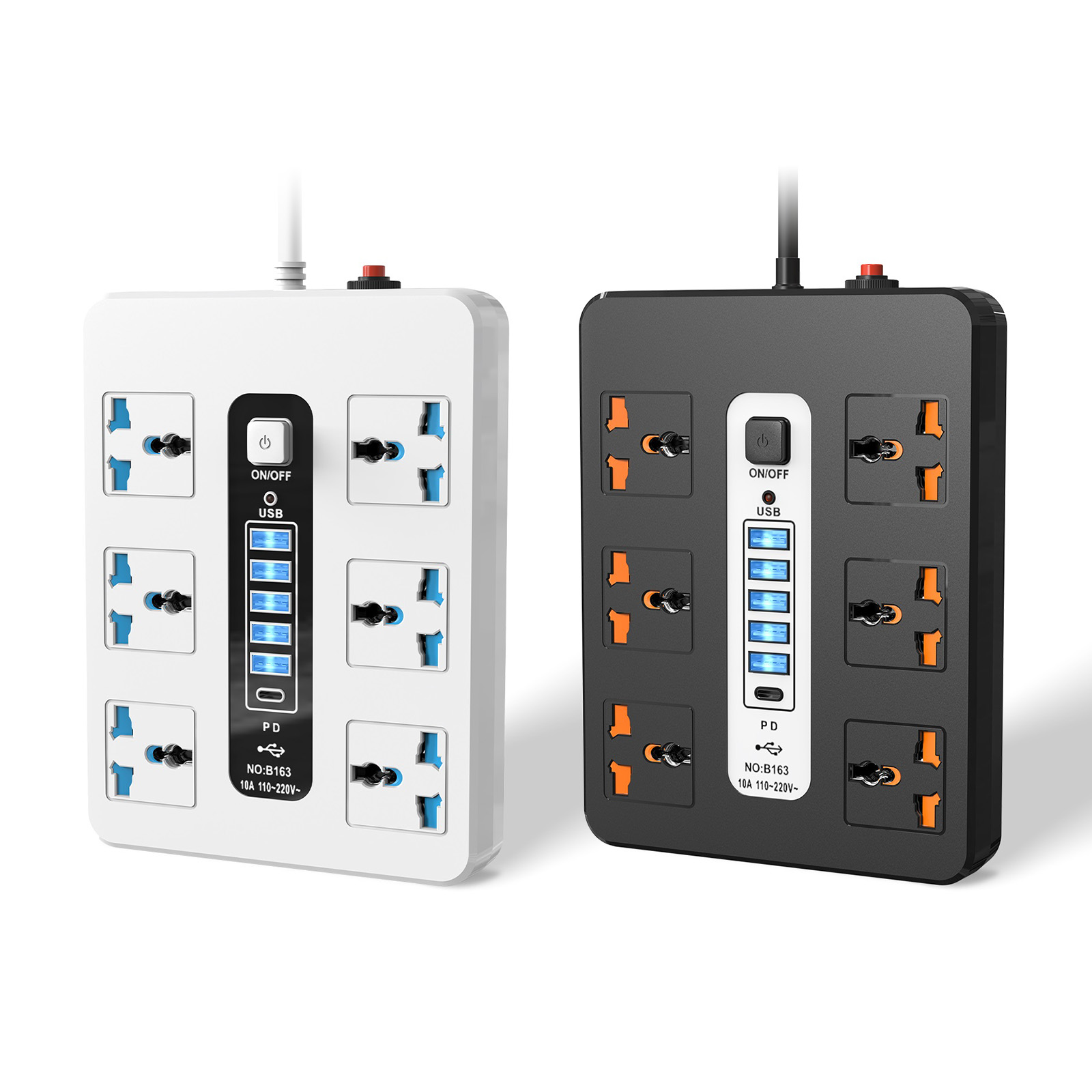 Office Tech Set Up - 12-In-1 Desktop Power Strips Surge Protection