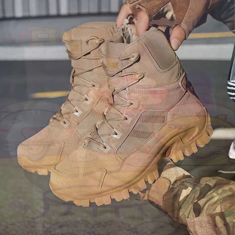 Office Tech Set Up - Tan Long Barrel Deadlift Casual Sneakers