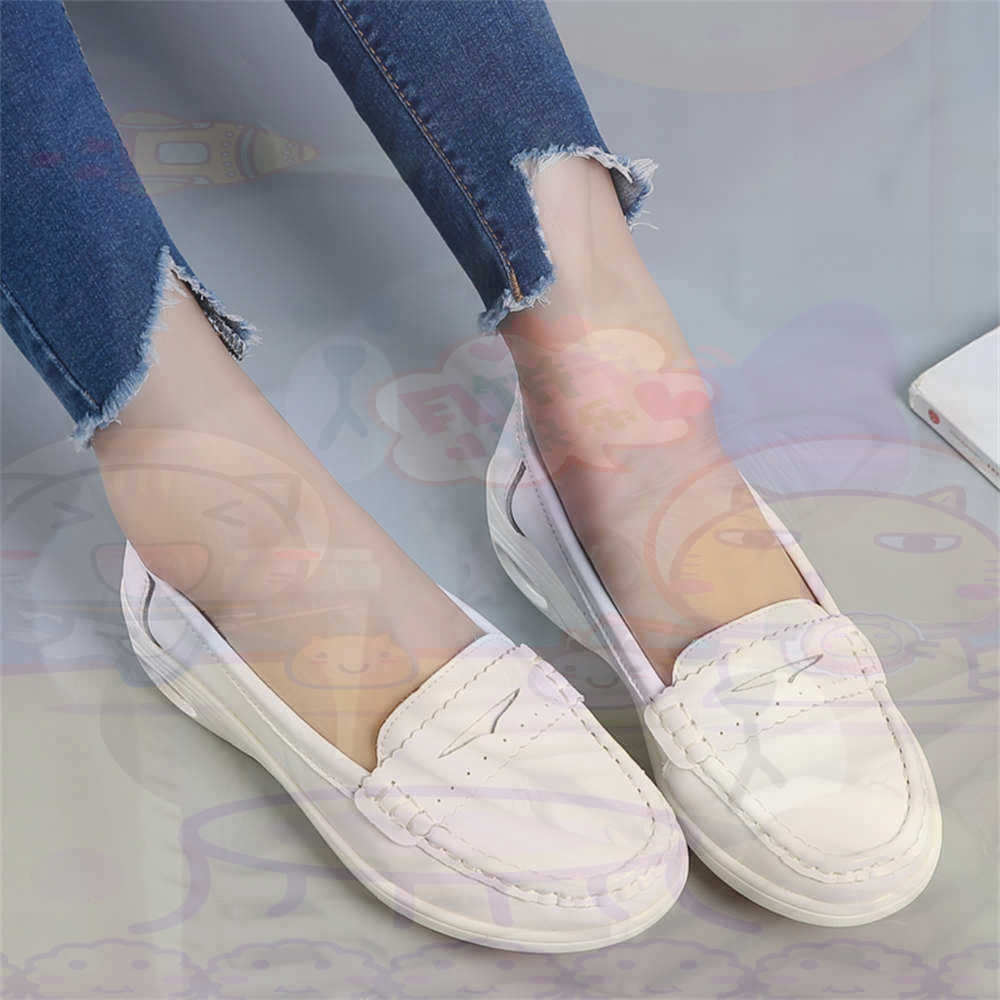 Office Tech Set Up - Soft Slip-on Womens Large Size Shoes