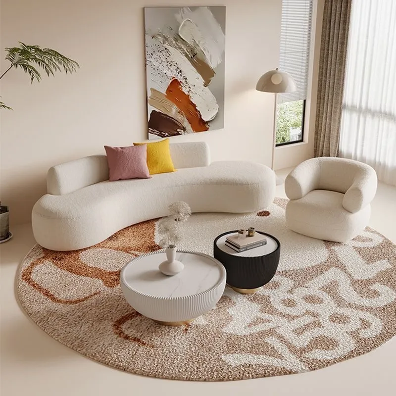 for Curved Sofa Small Apartmen - Tech Office Reception 评论和价格