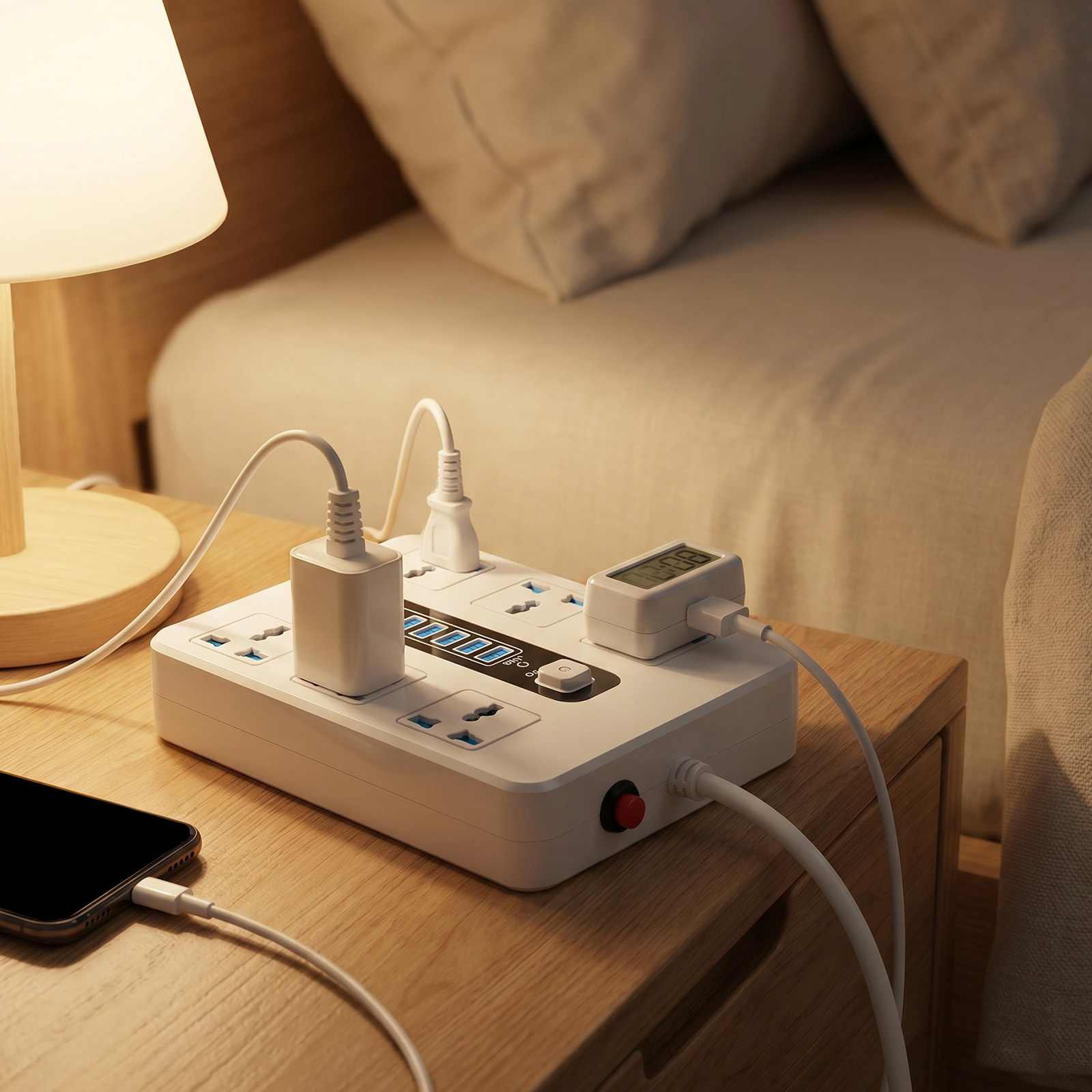 12-In-1 Desktop Power Strips S - Office Tech Set Up 评论和价格