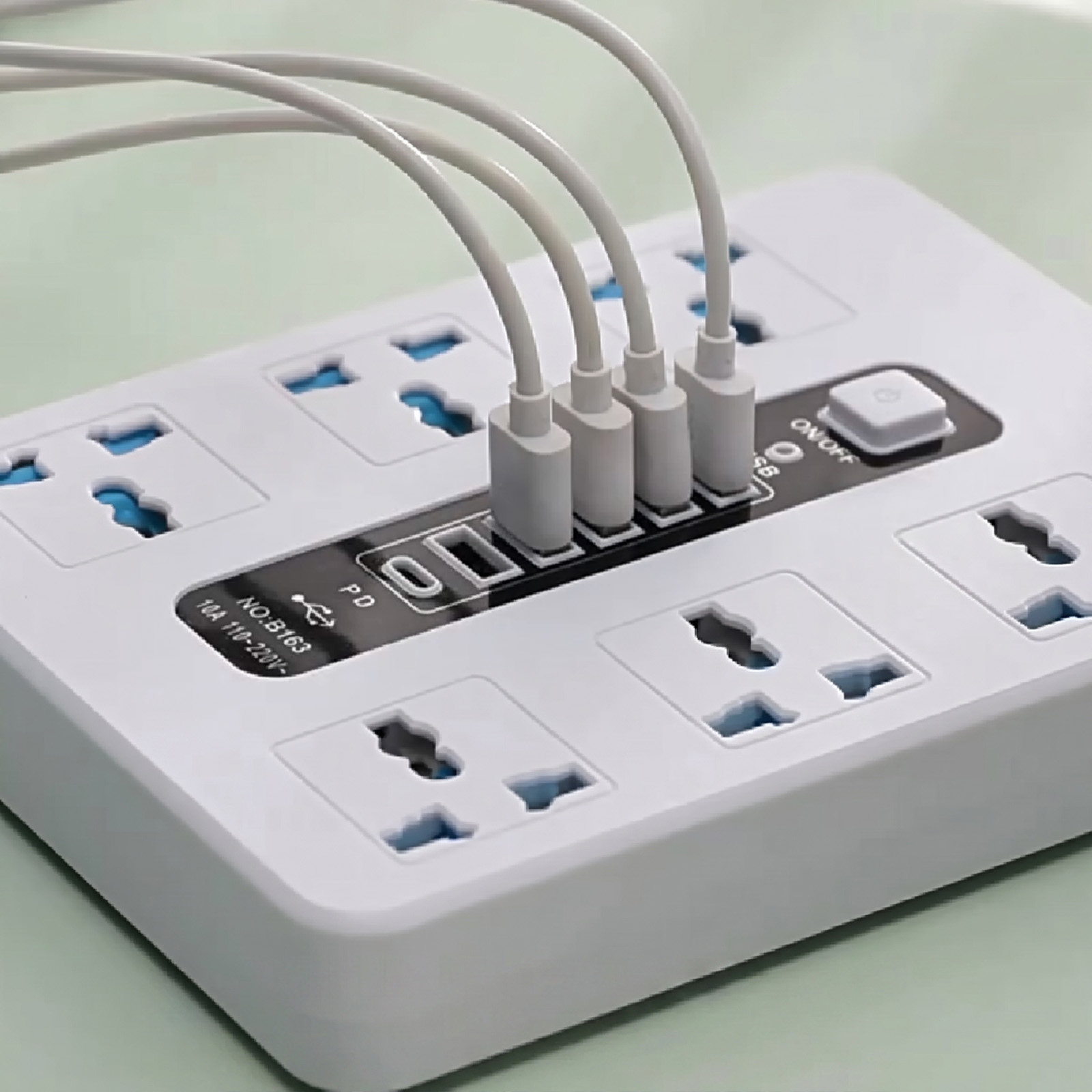 12-In-1 Desktop Power Strips S - Office Tech Set Up 评论和价格