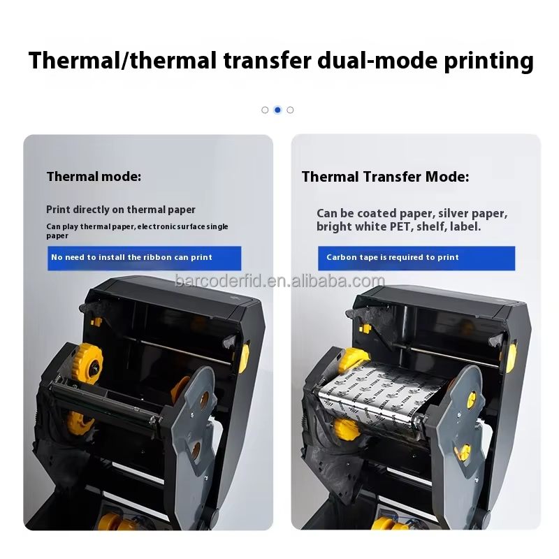 4 Inch 300DPI Thermal Transfer - Label Printer Thermal 评论和价格