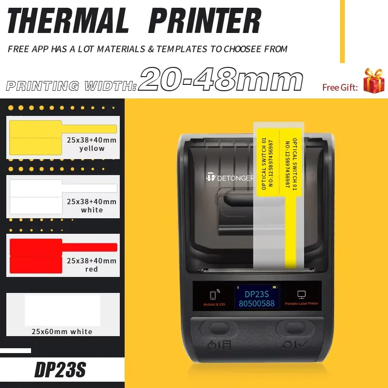 2026 Hot！ Detonger DP23S DP230 - Label Printer Thermal 评论和价格