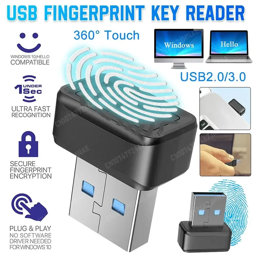 USB Fingerprint Key Reader For - Fingerprint Reader Usb 评论和价格