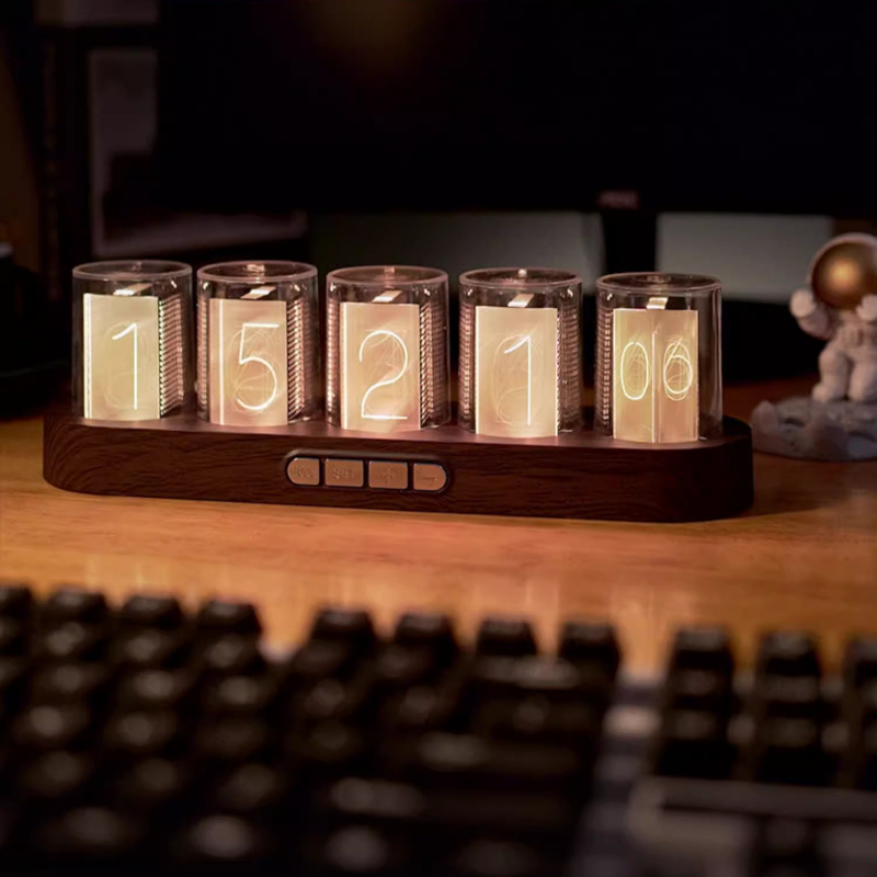 LED Nixie Tube Clock RGB Gamin - Office Tech Set Up 评论和价格