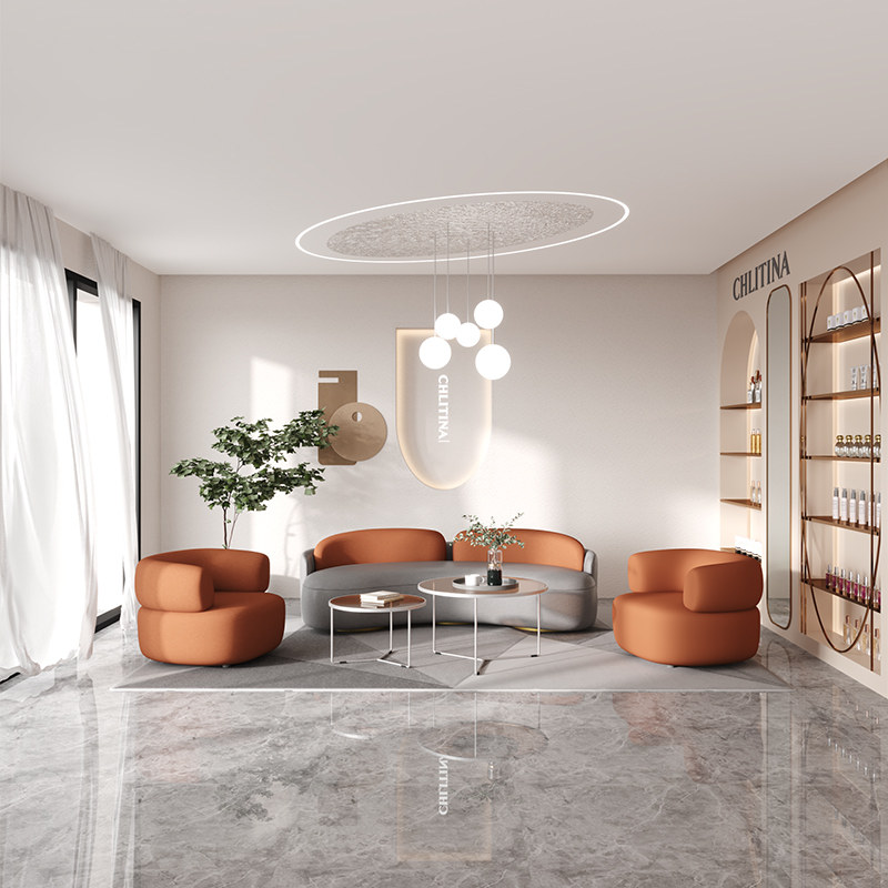 Italian Tech Fabric Sofa Nordi - Tech Office Reception 评论和价格