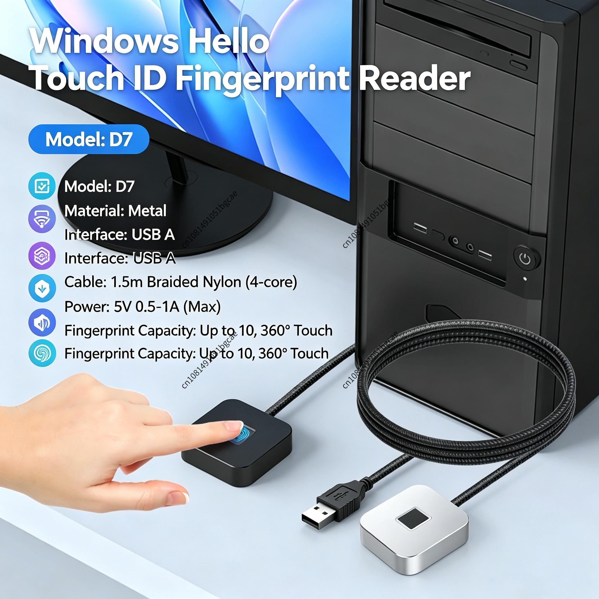 USB Fingerprint Reader with 5f - Fingerprint Reader Usb 评论和价格