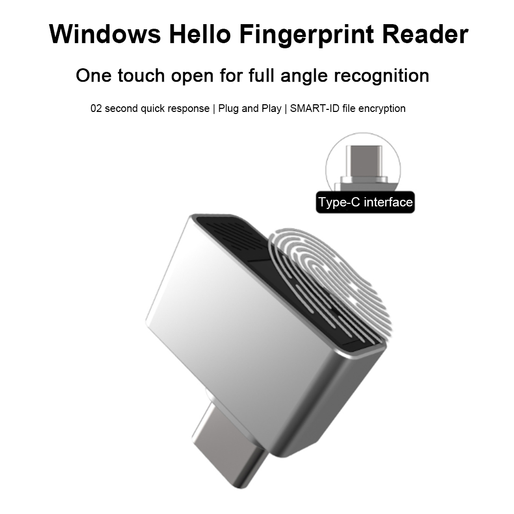 Type-C Biometric Scanner Passw - Fingerprint Reader Usb 评论和价格