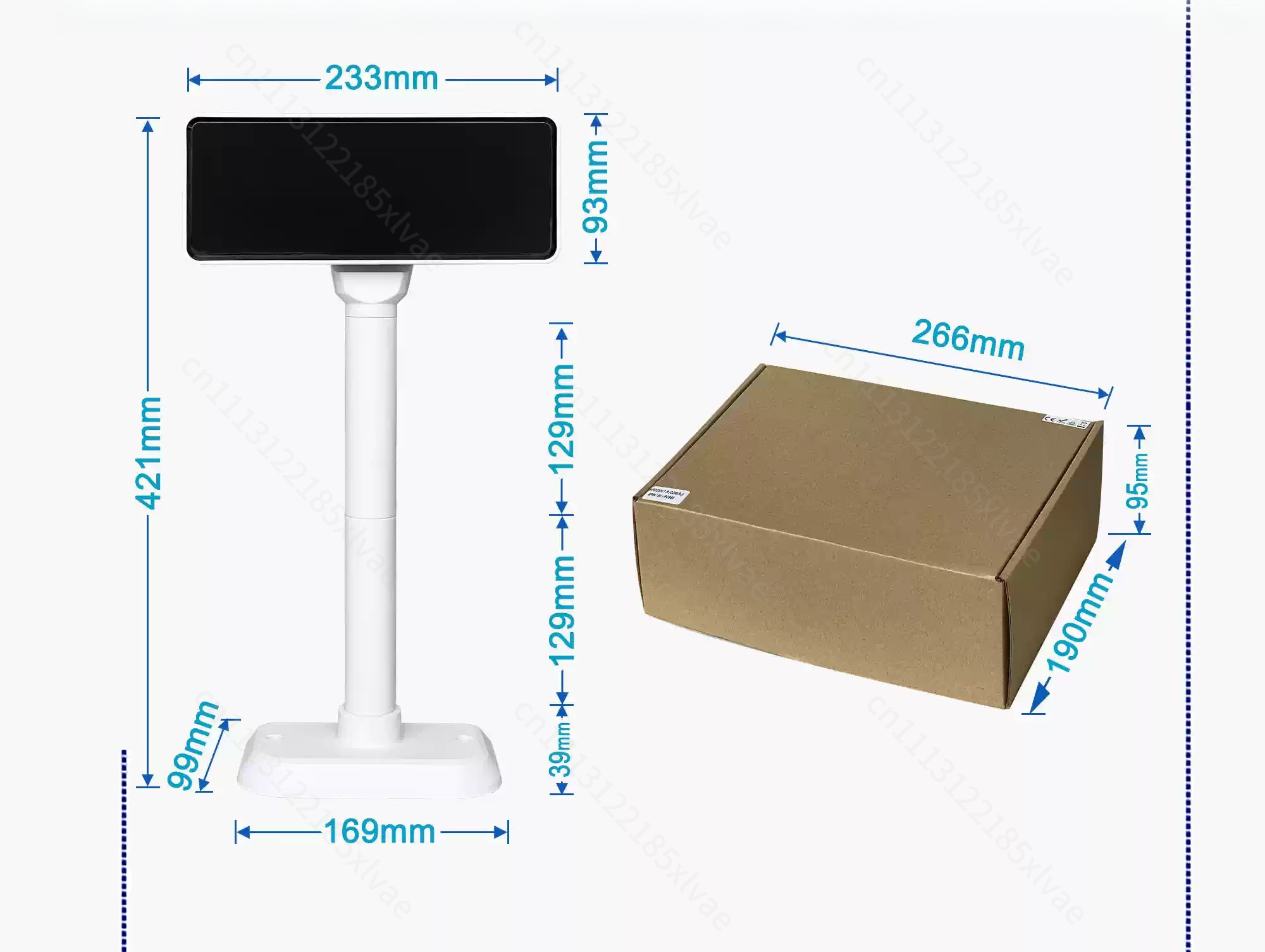 USB Port Dual Black White Cust - Pole Display Customer 评论和价格