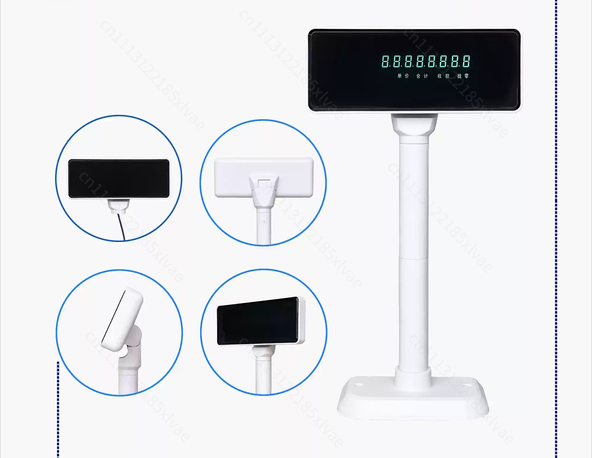 USB Port Dual Black White Cust - Pole Display Customer 评论和价格