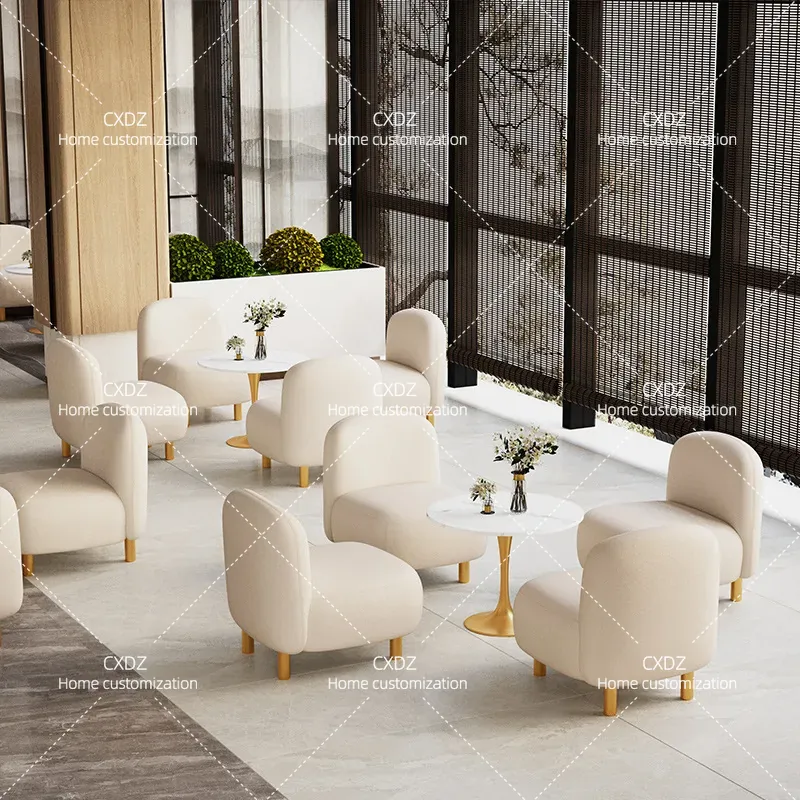 Modern Tech Cloth Single Sofa  - Tech Office Reception 评论和价格