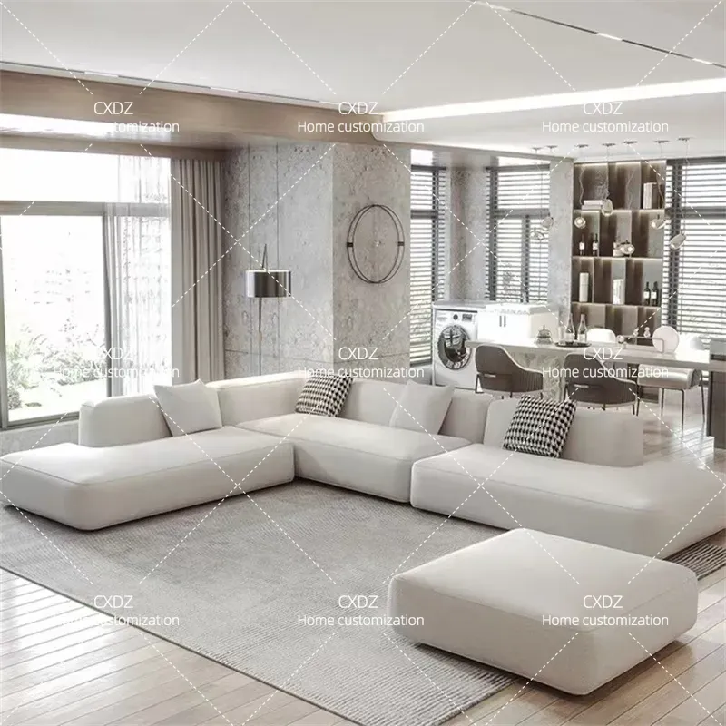 Nordic Modern Minimalist L Sha - Tech Office Reception 评论和价格